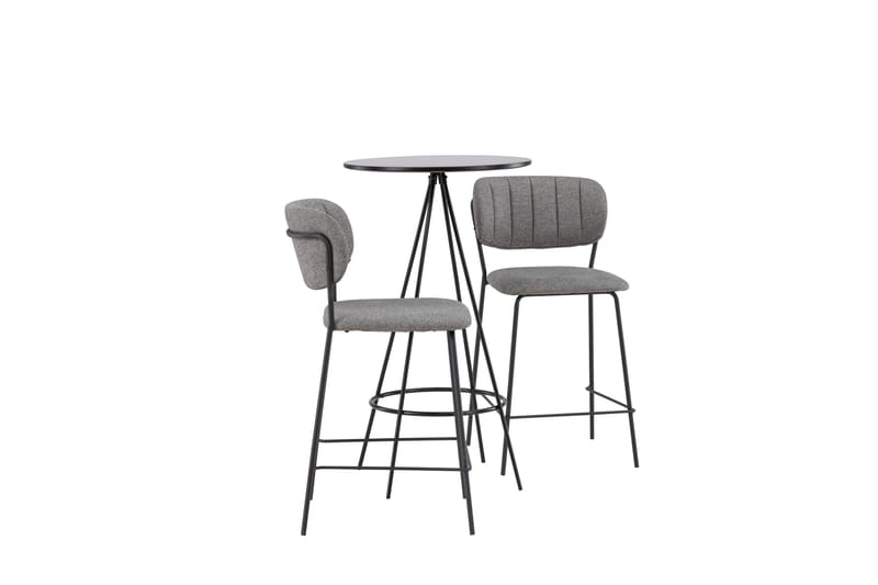 Bistro Matgrupp 60 cm Rund med 2 Bell stolar - Svart - Möbler - Bord & matgrupper - Matgrupper