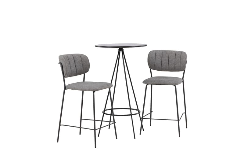 Bistro Matgrupp 60 cm Rund med 2 Bell stolar - Svart - Möbler - Bord & matgrupper - Matgrupper