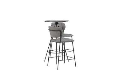 Bistro Matgrupp 60 cm Rund med 2 Bell stolar - Svart - Möbler - Bord & matgrupper - Matgrupper