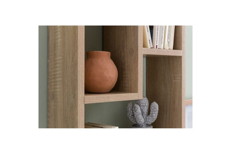 Vägghängd Bokhylla 15 cm i Ek - Beige - Förvaring - Hylla - Bokhylla