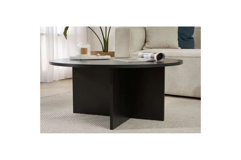 Boro Soffbord 90 cm - Svart - Möbler - Bord & matgrupper - Soffbord