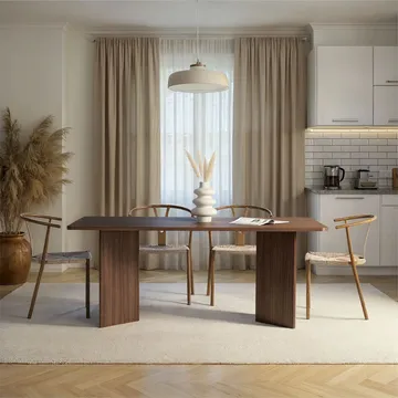 Cadron Matbord 180 cm Rektangulär - Valnöt - Möbler - Bord & matgrupper - Matbord & köksbord