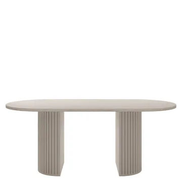 Calvion Matbord 90x75 cm - Travertin, beige - Möbler - Bord & matgrupper - Matbord & köksbord