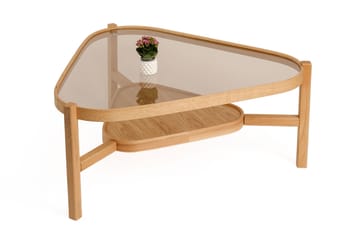 Capella Soffbord 95x48x95 cm - Ek transparent - Möbler - Bord & matgrupper - Soffbord