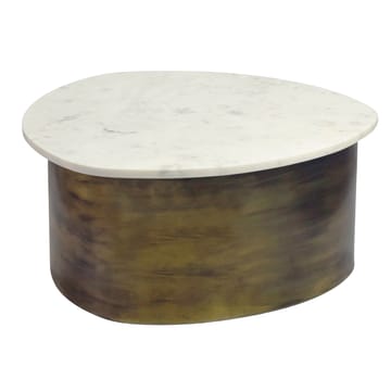 Cedrik Soffbord med marmorskiva - vit / guld - Möbler - Bord & matgrupper - Soffbord