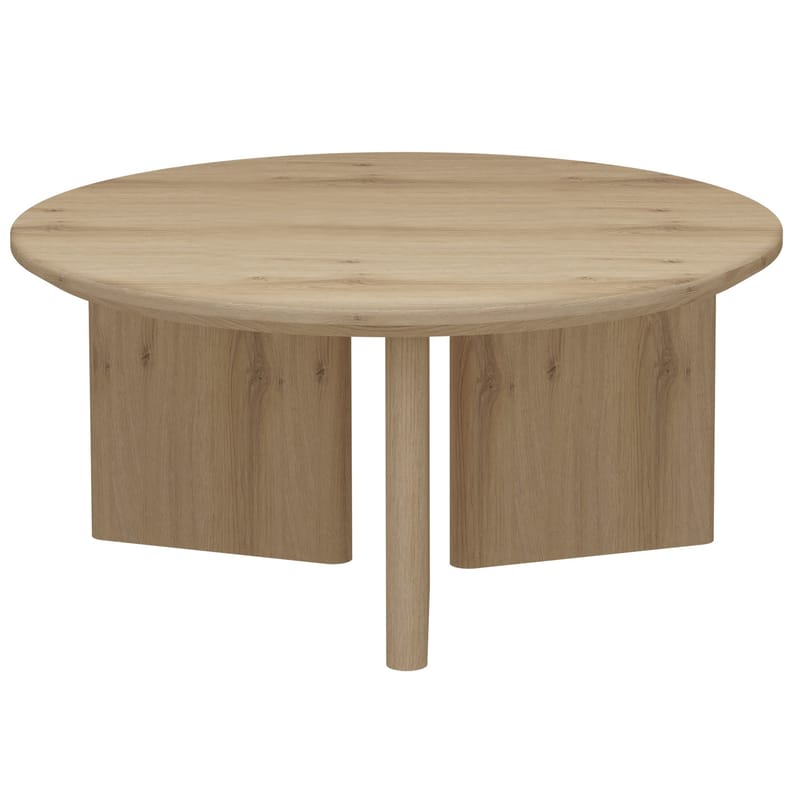 Chatham 80 cm Runt Soffbord i Ek - Beige - Möbler - Bord & matgrupper - Soffbord