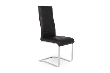 Cibus Matgrupp 180 cm med 6 Stolar - Vit/Svart Konstläder - Möbler - Bord & matgrupper - Matgrupper