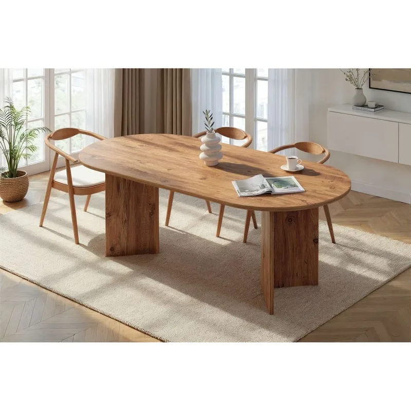 Dano Matbord Oval 200 cm - Natur - Möbler - Bord & matgrupper - Matbord & köksbord