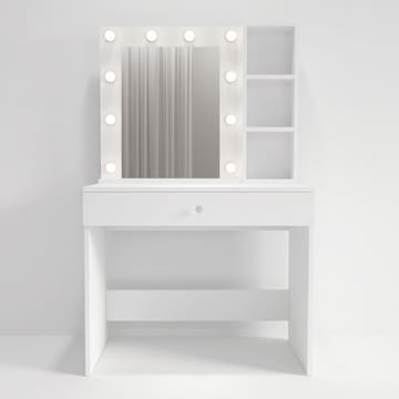 Darrowe Sminkbord 80x147x42,5 cm - Vit - Möbler - Bord & matgrupper - Sminkbord & toalettbord