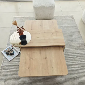 Dasina Soffbord 105 cm - Bronzie Och Safir Ek - Möbler - Bord & matgrupper - Soffbord