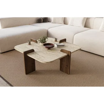 Denros Soffbord 90 cm - Brun/Mörkbrun - Möbler - Bord & matgrupper - Soffbord
