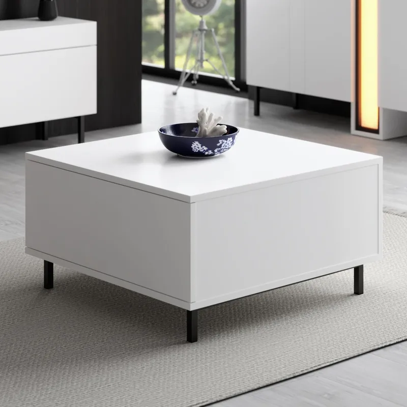 Djarhint Soffbord 75 cm - Vit - Möbler - Bord & matgrupper - Soffbord