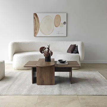 Djarhint Soffbordsset 82 cm - Brons och valnöt - Möbler - Bord & matgrupper - Soffbord
