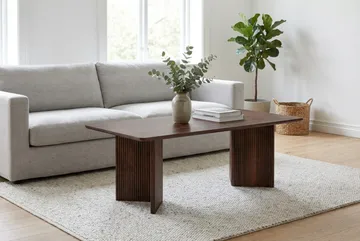 Edda Soffbord Rektangulär 120 cm - Valnöt - Möbler - Bord & matgrupper - Soffbord