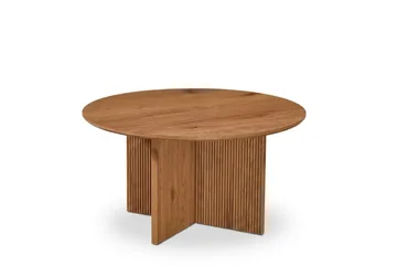 Edda Soffbord Rund 85 cm - Ek - Möbler - Bord & matgrupper - Soffbord