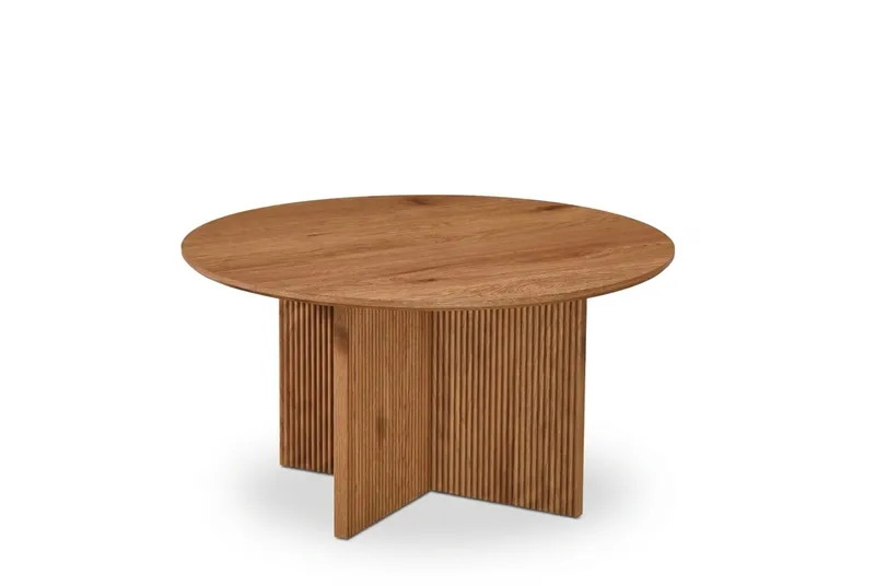 Edda Soffbord Rund 85 cm - Ek - Möbler - Bord & matgrupper - Soffbord