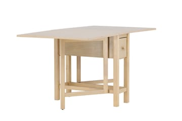 Edward Drop Leaf Table 150x80 cm - Whitewash / - Möbler - Bord & matgrupper - Matbord & köksbord