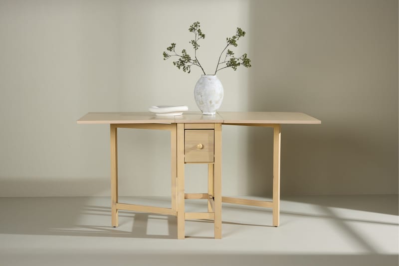 Edward Drop Leaf Table 150x80 cm - Whitewash / - Möbler - Bord & matgrupper - Matbord & köksbord