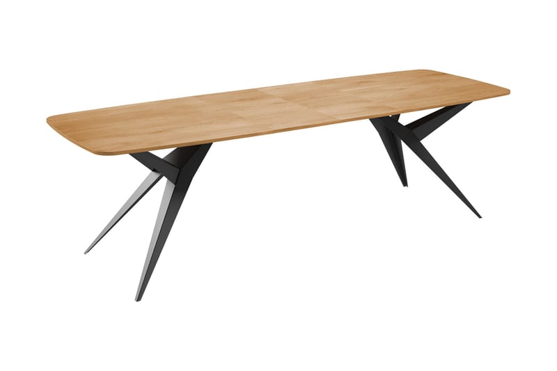 Elvora Matbord 160 cm Rektangulär - Beige/Svart - Möbler - Bord & matgrupper - Matbord & köksbord