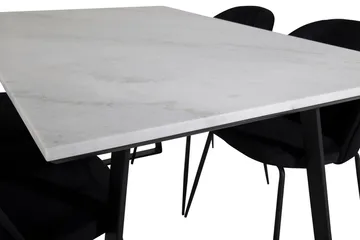 Estelle matbord med 4 Wrinkles Matstol - Möbler - Bord & matgrupper - Matgrupper