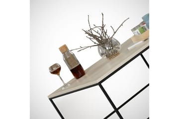 Falan Soffbord 75 cm - Vit/Svart - Möbler - Bord & matgrupper - Soffbord