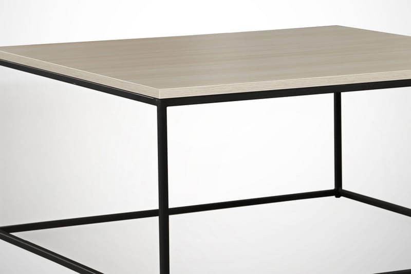 Falan Soffbord 75 cm - Vit/Svart - Möbler - Bord & matgrupper - Soffbord