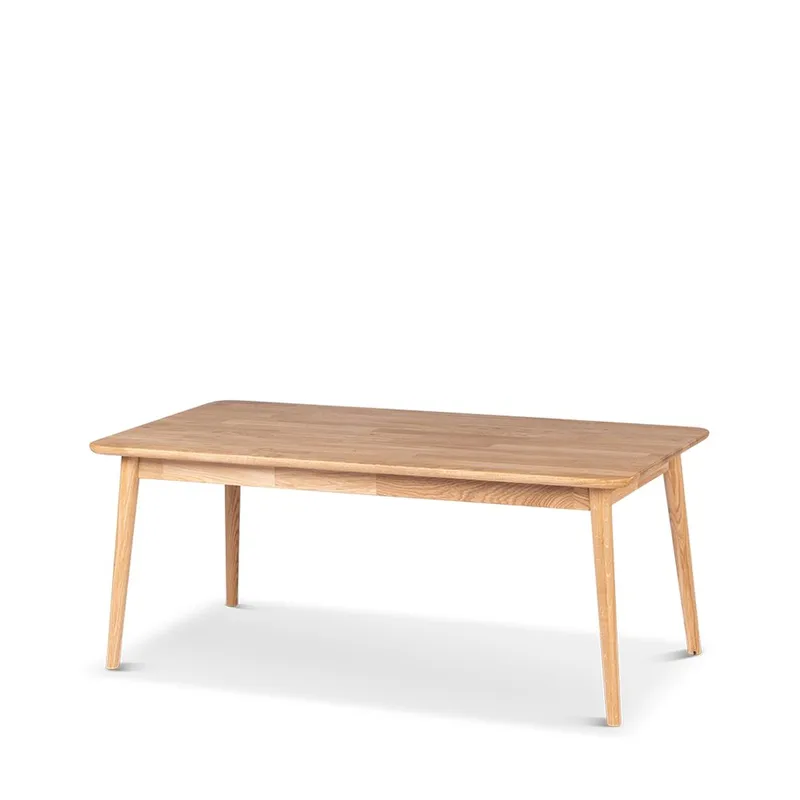 Fjällbacka 120 cm Rektangulärt Soffbord i Massivt Trä, Brun