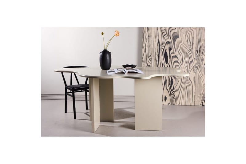 Flower Ovalt Matbord 190 cm - Beige - Möbler - Bord & matgrupper - Matbord & köksbord