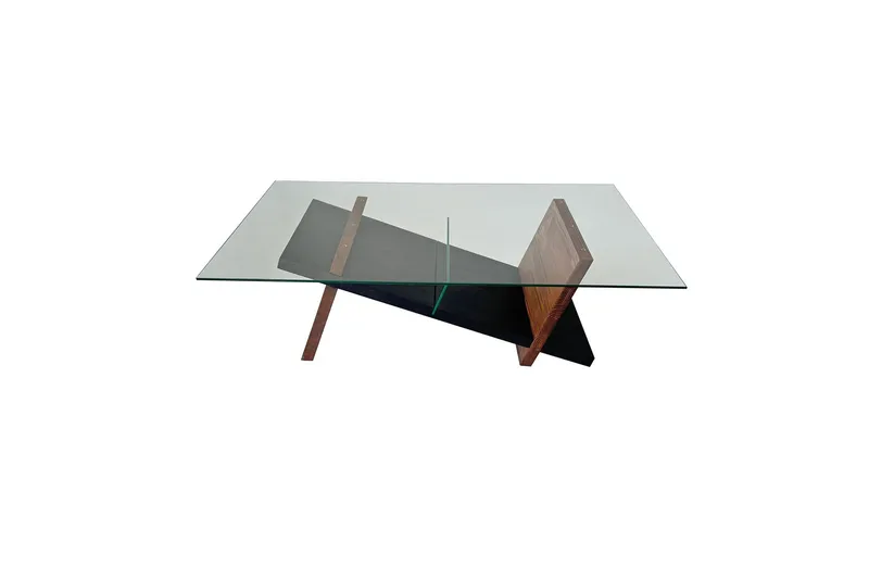 Gweneth Soffbord 105 cm, Svart/Brun
