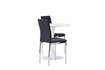 Hamden Matbord 80 cm med 2 Lily Matstol - Möbler - Bord & matgrupper - Matgrupper