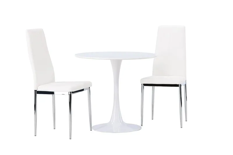 Hamden Matbord 80 cm med 2 Pastill Matstol - Möbler - Bord & matgrupper - Matgrupper