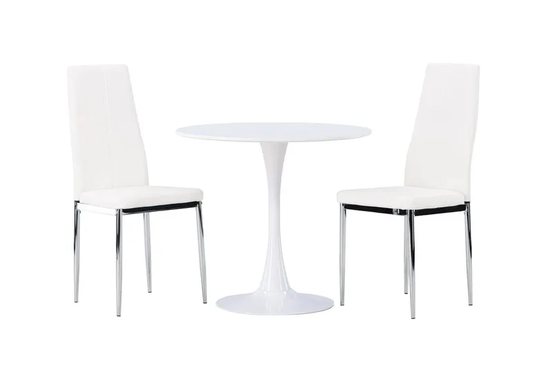 Hamden Matbord 80 cm med 2 Pastill Matstol - Möbler - Bord & matgrupper - Matgrupper