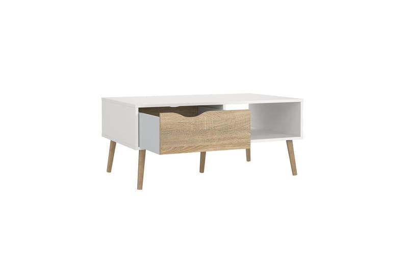 Hostafranc Soffbord 98,7 cm - Natur/Vit - Möbler - Bord & matgrupper - Soffbord