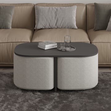 Hu Soffbordsset 90x42,9x45 cm - Antracit - Möbler - Bord & matgrupper - Soffbord