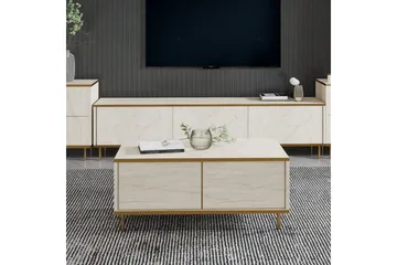 Imaj Soffbord 90 cm - Beige/Guld - Möbler - Bord & matgrupper - Soffbord