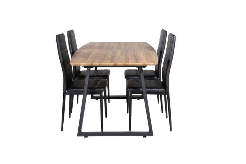 Inca Matgrupp 160 cm Rektangulär med 4 Slim stolar