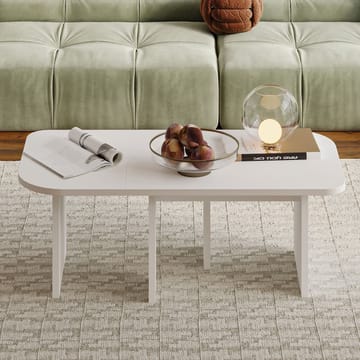 Iris Soffbordsset 90x35x45 cm - Vit - Möbler - Bord & matgrupper - Soffbord