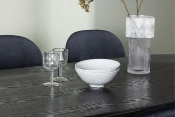 Isolde Matgrupp 180 cm Oval med 4 Stella stolar - Svart - Möbler - Bord & matgrupper - Matgrupper