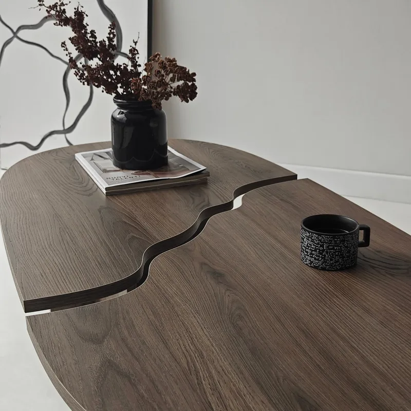 Jorvis Soffbord 120 cm Oval - Valnöt - Möbler - Bord & matgrupper - Soffbord