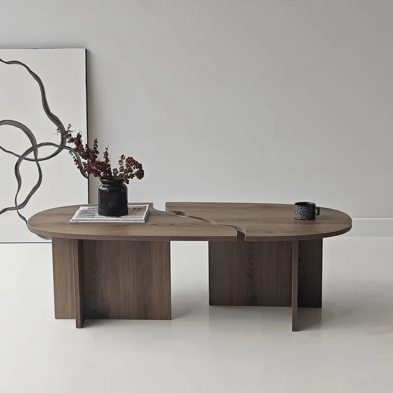 Jorvis Soffbord 120 cm Oval - Valnöt - Möbler - Bord & matgrupper - Soffbord
