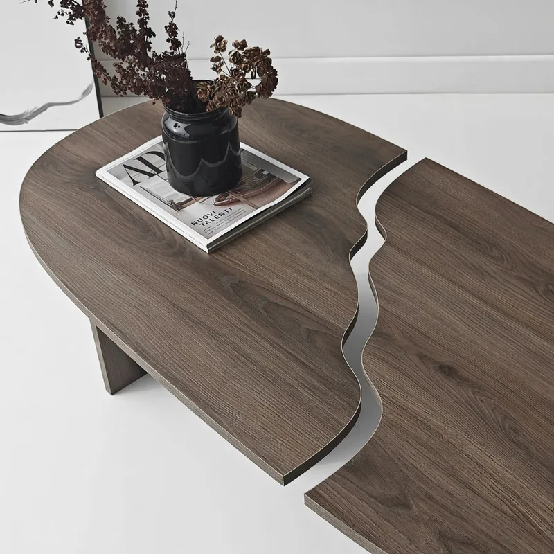 Jorvis Soffbord 120 cm Oval - Valnöt - Möbler - Bord & matgrupper - Soffbord