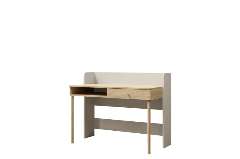 Buhan Skrivbord 60x124 cm - Beige/Brun - Möbler - Bord & matgrupper - Kontorsbord - Skrivbord
