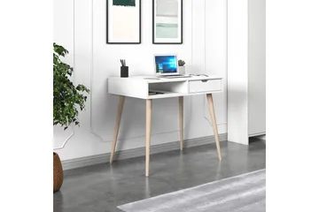 Gerard Skrivbord 60x90 cm - Vit/Natur - Möbler - Bord & matgrupper - Kontorsbord - Skrivbord