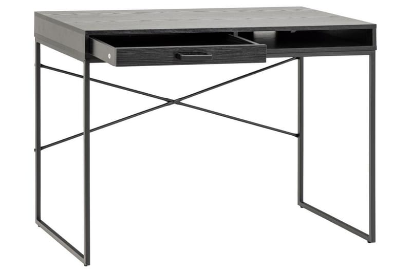 Hartsoe Skrivbord 45 cm - Svart - Möbler - Bord & matgrupper - Kontorsbord - Skrivbord
