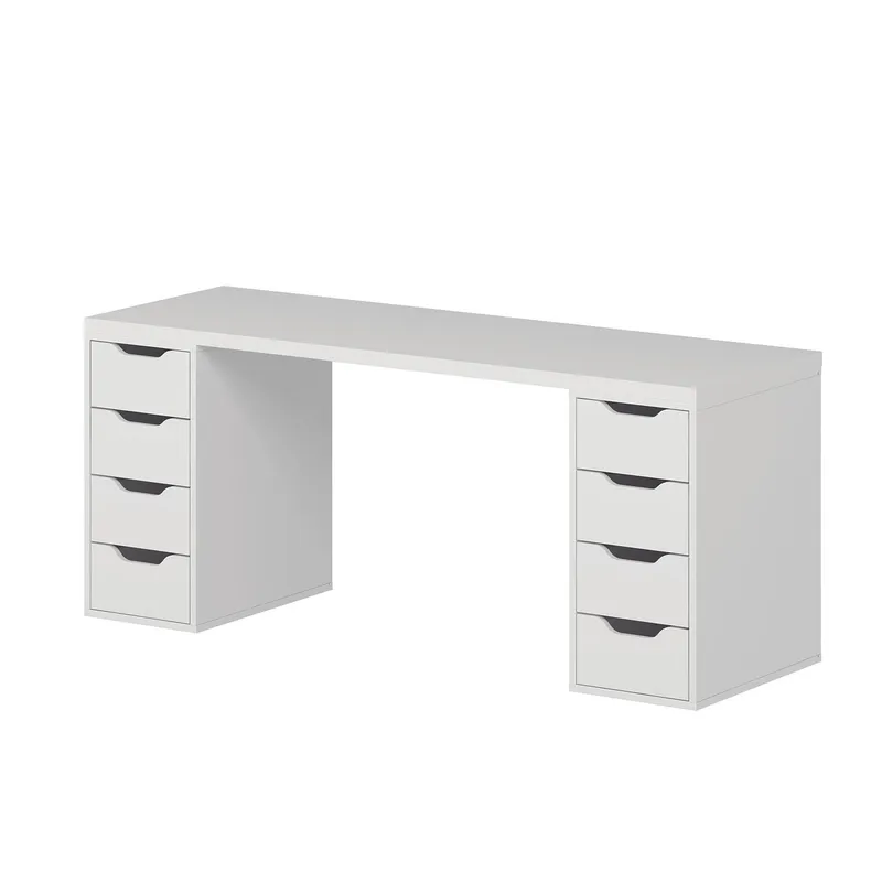 Horace Skrivbord 180x75x60 cm - Vit - Möbler - Bord & matgrupper - Kontorsbord - Skrivbord