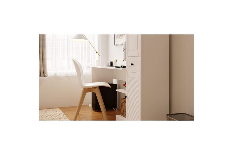 Salor Skrivbord 40x120 cm - Vit - Möbler - Bord & matgrupper - Kontorsbord - Skrivbord
