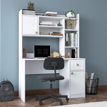 Sarnor Skrivbord 120x166x50 cm - Vit - Möbler - Bord & matgrupper - Kontorsbord - Skrivbord