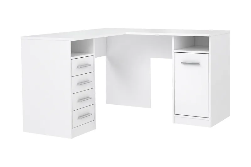Baacwood Skrivbord 125 cm, Vit