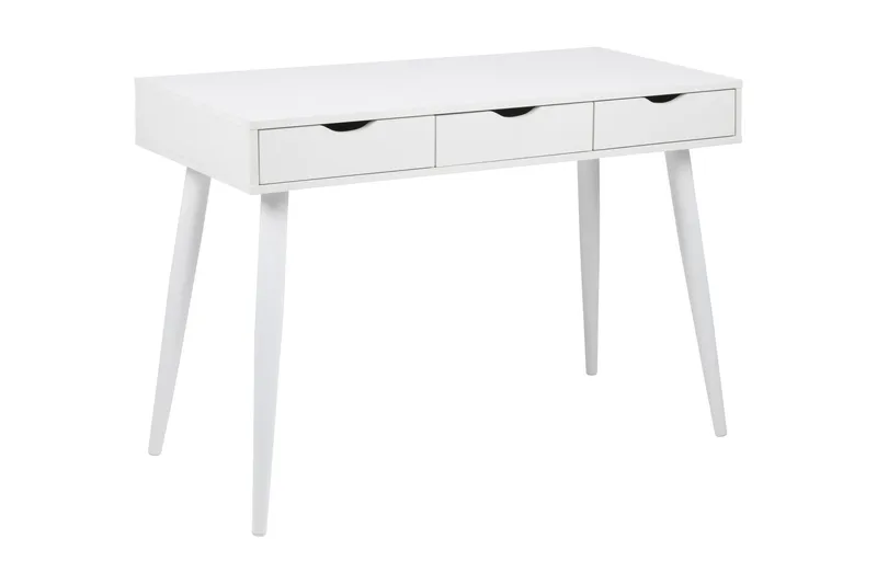 Gradina Skrivbord 110 cm med Förvaring 3 Lådor - Vit - Möbler - Bord & matgrupper - Kontorsbord - Skrivbord