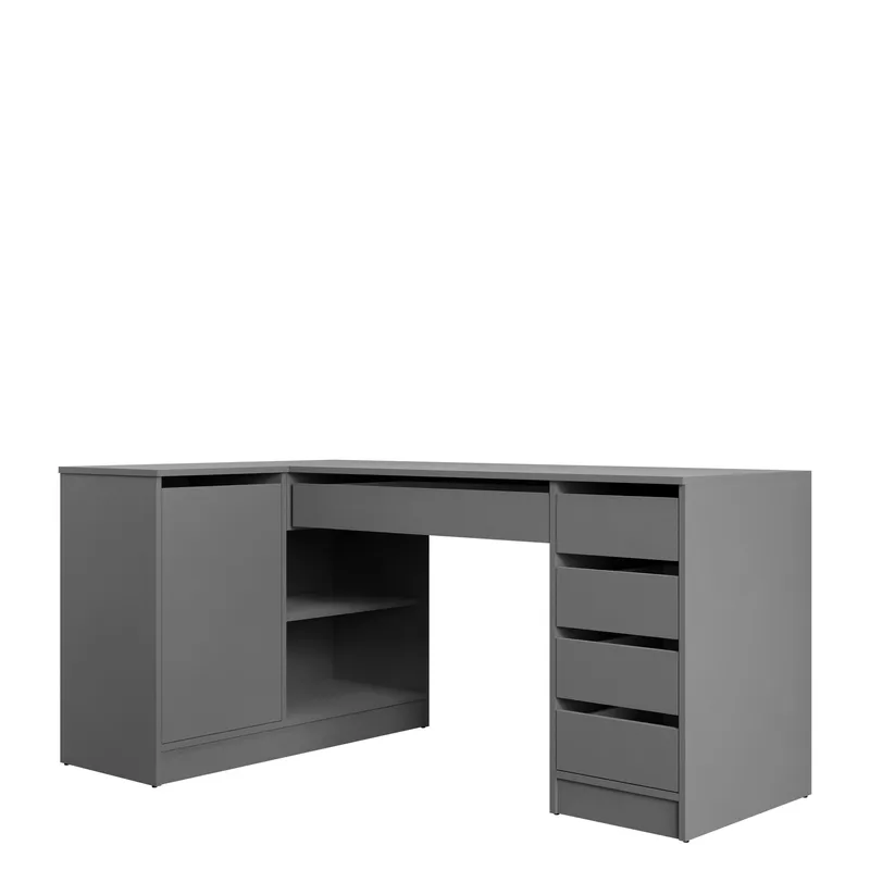 Harland Skrivbord 158 cm, grå